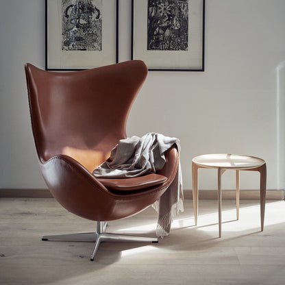 Living Room Fashion Study Swivel Eggshell Chair | Decor Gifts and More