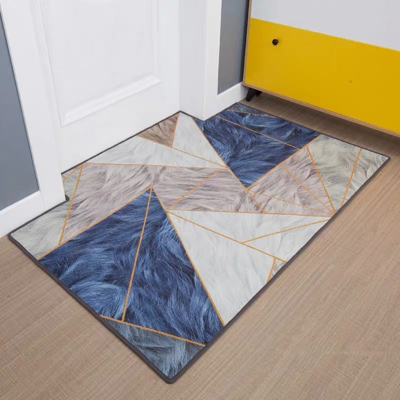Modern Minimalist Home Entrance Floor Mats Custom Human Door Mats Living Room Non-slip Absorbent Foot Mats Bedroom Carpets | Decor Gifts and More