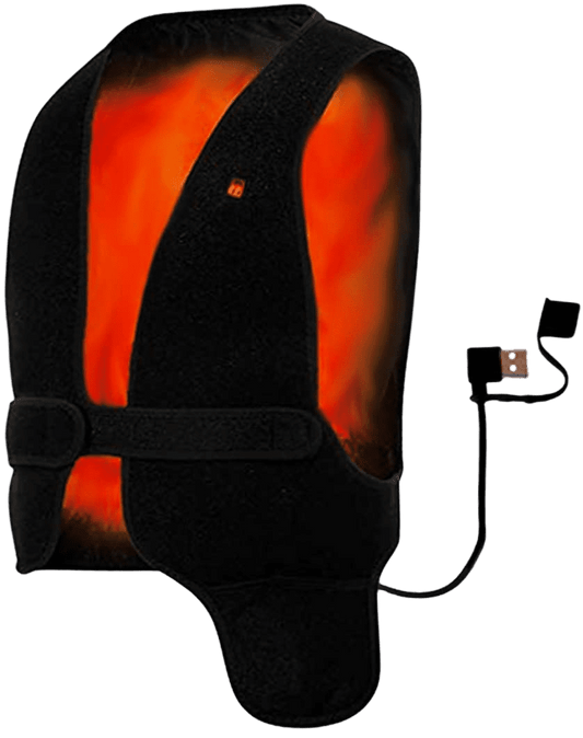 Electric Heated Power Vest - Universal Adjustable Size for Men or Women, Instant Warmth Battery Pack Power Bank Included - Home Decor Gifts and More
