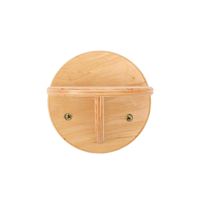 Round Solid Wood Cat Wall Springboard