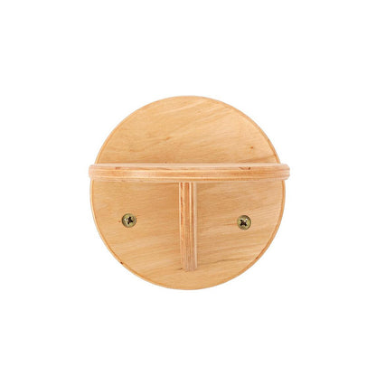 Round Solid Wood Cat Wall Springboard