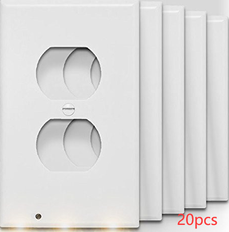 Durable Convenient Outlet Cover Duplex Wall Plate Led | Decor Gifts and More