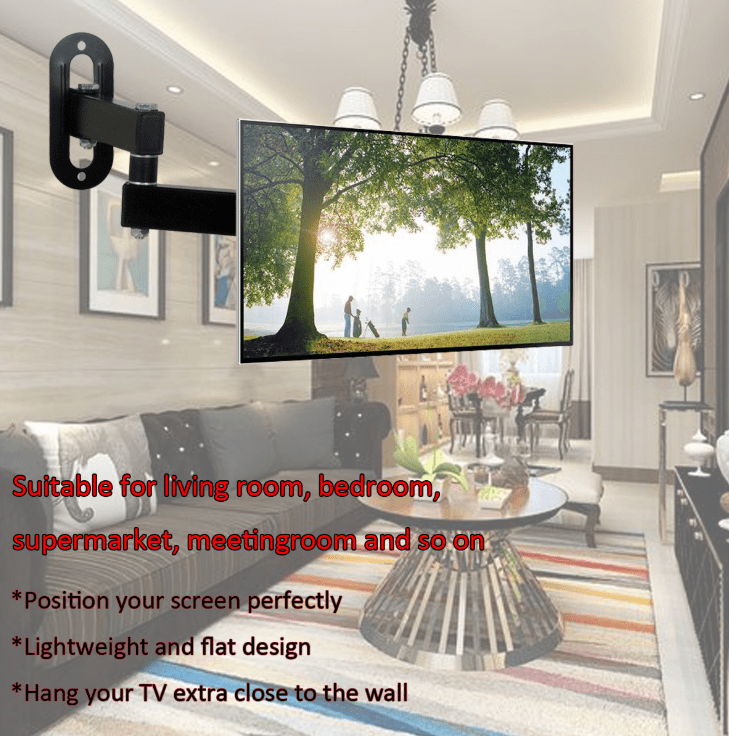 Wall mount LCD TV telescopic rotating wall mount 12-26 inch universal | Decor Gifts and More