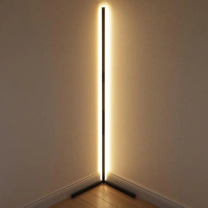 Contemporary Colorful Light Changing LED Corner Floor Lamp