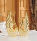 Gold-plated swan ornaments | Decor Gifts and More