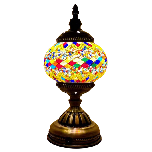 Mosaic stained glass desk lamp creative Turkish    table lamp   cordless lamp  bar | Decor Gifts and More