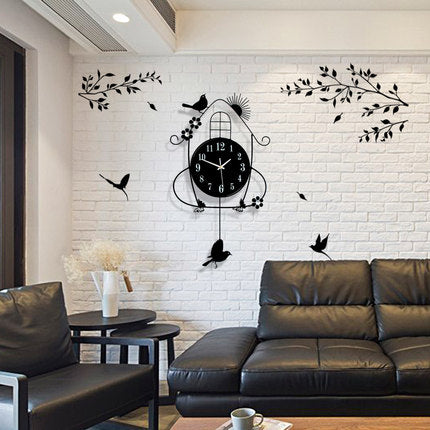 Clock wall clock, living room, quartz clock | Decor Gifts and More