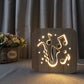 LED Night Lights Guitar Saxophone Violin Music Note 3D Lamp USB Power Wood Carving Table Lamp Decorative Lamps For Living Room Room