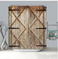 Old wooden door shower curtain | Decor Gifts and More
