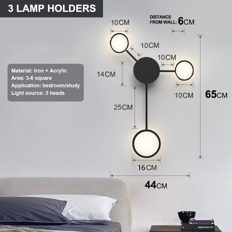 Contracted Bedroom Bedside Lamp Designer Wall Lamp | Decor Gifts and More