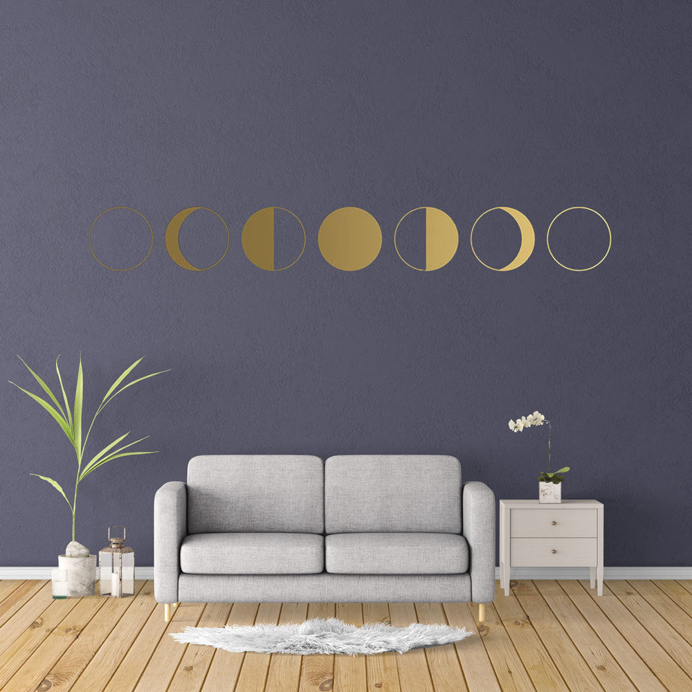 Eclipse Wall Sticker Gradient Moon Sticker | Decor Gifts and More