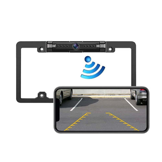 license plate wireless backup camera apply