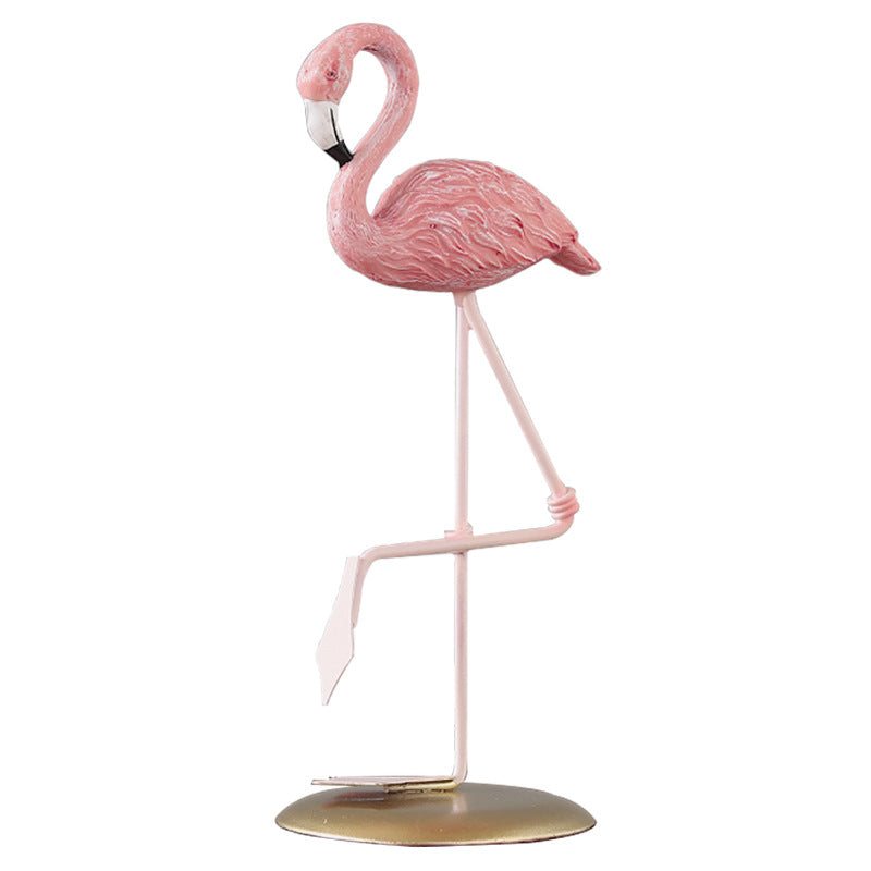 Flamingo ornament stand art statue art gift