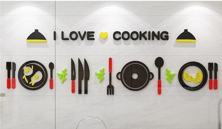 Cute minimalist kitchen decoration wall sticker | Decor Gifts and More