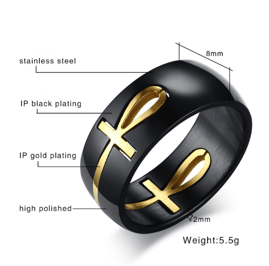 Fashionable Pure Tungsten Steel Sweethearts Ring Pair Ring | Decor Gifts and More