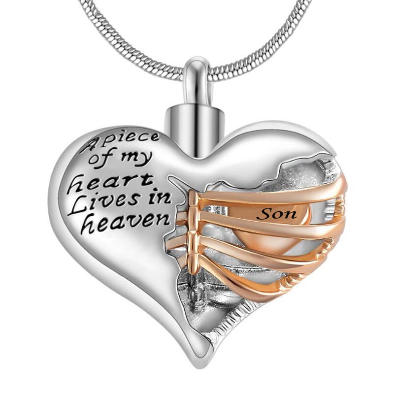 Stainless Steel Commemorative Loved One Necklace Fashion | Decor Gifts and More