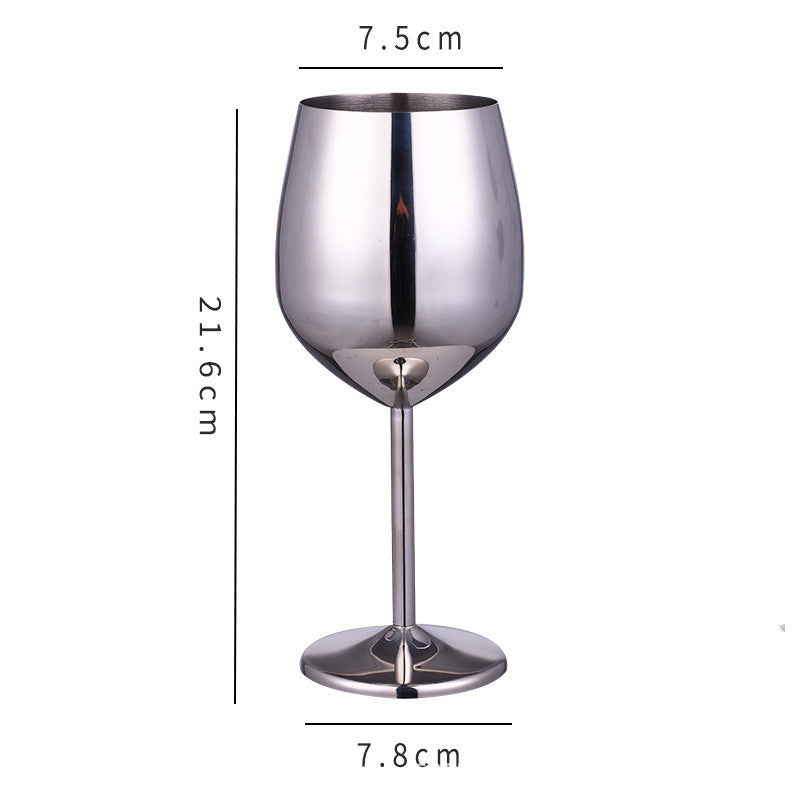 Stainless steel champagne glass and red wine cup | Decor Gifts and More