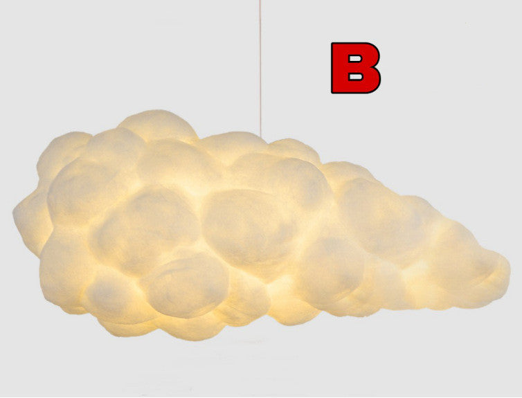 Net red cotton floating cloud lamp cloud chandelier