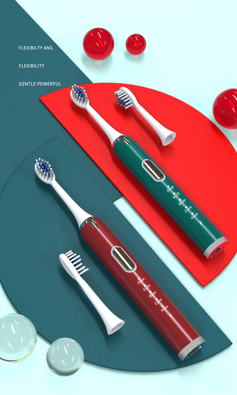 Ultrasonic Sonic Electric Toothbrush USB Rechargeable Tooth Brush | Decor Gifts and More