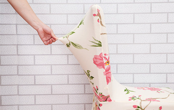 Half-print printed stretch chair cover | Decor Gifts and More