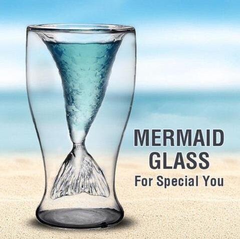 Painted Mermaid Wine Glass | Decor Gifts and More