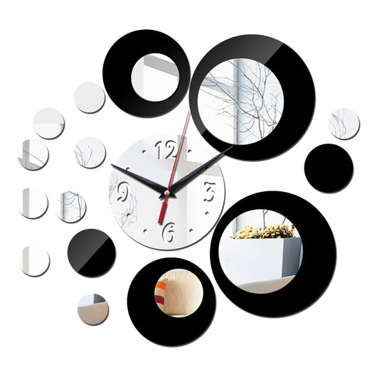 3D Acrylic Digital Mirror Wall Sticker Wall Clock | Decor Gifts and More