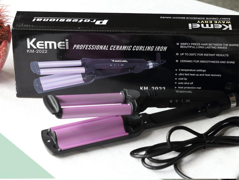 Professional Wave Hair Styler 3 Barrels Big Wave Curling Iron | Decor Gifts and More