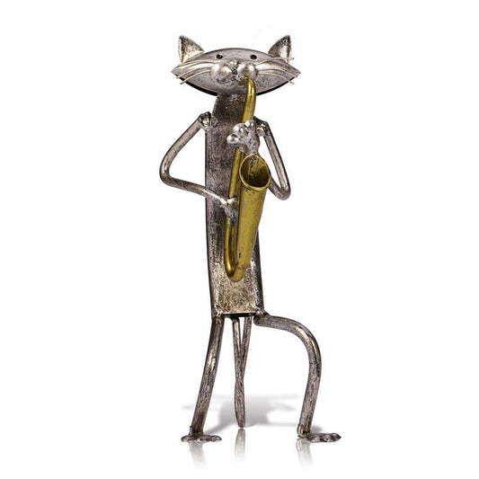 Home Decoration Iron Art Music Cat Artwork | Decor Gifts and More