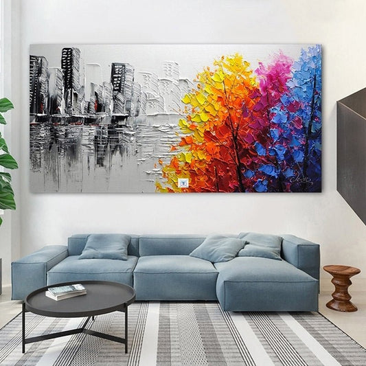 Frame Abstract Picture DIY Painting By Numbers Acrylic | Decor Gifts and More