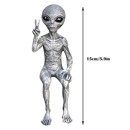 Resin Ornaments Alien UFO Outdoor Garden Statue Ornaments | Decor Gifts and More