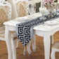 Black And White Coffee Table Cloth Table Runner | Decor Gifts and More