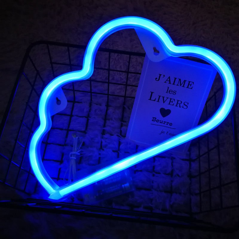 Clouds Neon Shape Light Night Light Decoration Wall Hanging | Decor Gifts and More