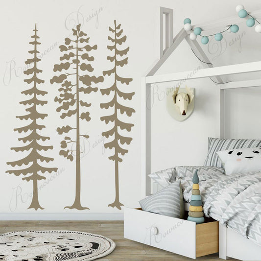 Removable Nordic Style Big Tree Wall Stickers Children's Nursery Bedroom Art Fashion Home Wall Decoration Stickers | Decor Gifts and More
