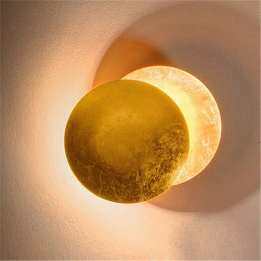 Bedroom LED Creative Moon Concept Solar Eclipse Wall Light | Decor Gifts and More