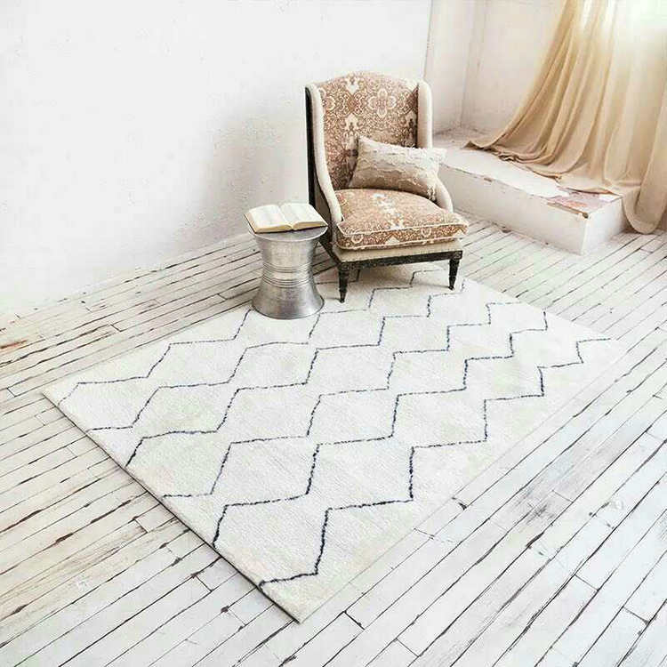 Modern Minimalist Coffee Table Carpet Moroccan Style | Decor Gifts and More