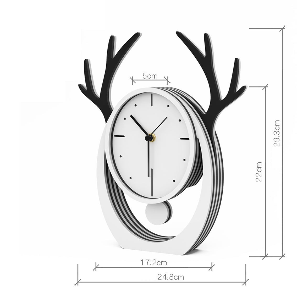 Pendulum Clock Desktop Clock Ornaments | Decor Gifts and More