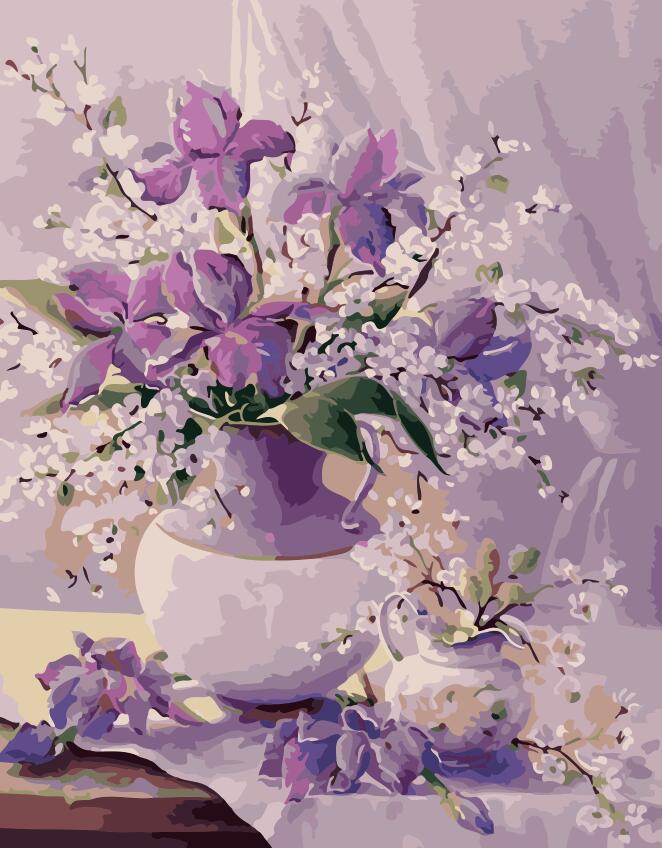 Paint By Numbers - Flowers | Decor Gifts and More