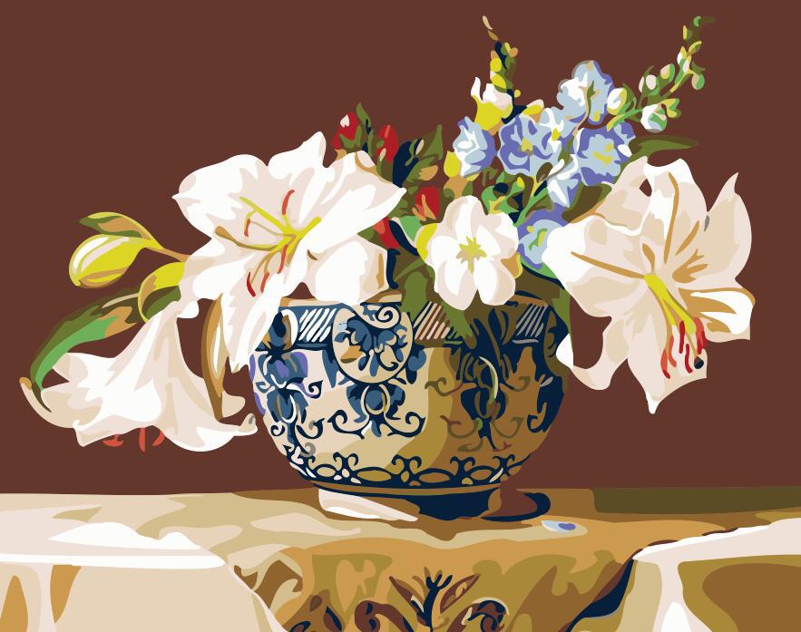 Paint By Numbers - Flowers | Decor Gifts and More