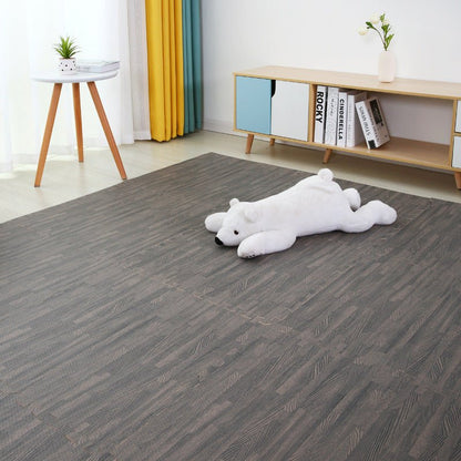 Foam Floor Mat Bedroom Splicing Mat Floor Mat Thickening Creeping Mat Wood Grain Puzzle Carpet | Decor Gifts and More