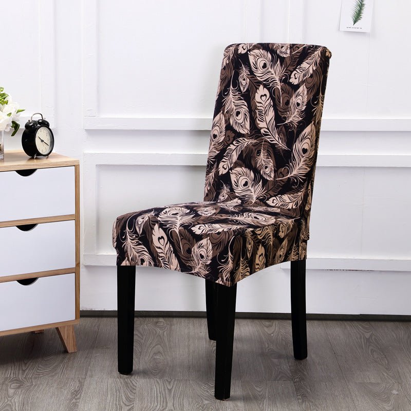 Printed Elastic Chair Cover Household Anti-Fouling Chair Cover | Decor Gifts and More