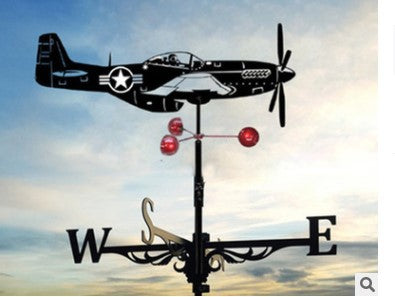 Sailing Fighter Vehicle Wind Vane Garden Wrought Iron Metal Decoration