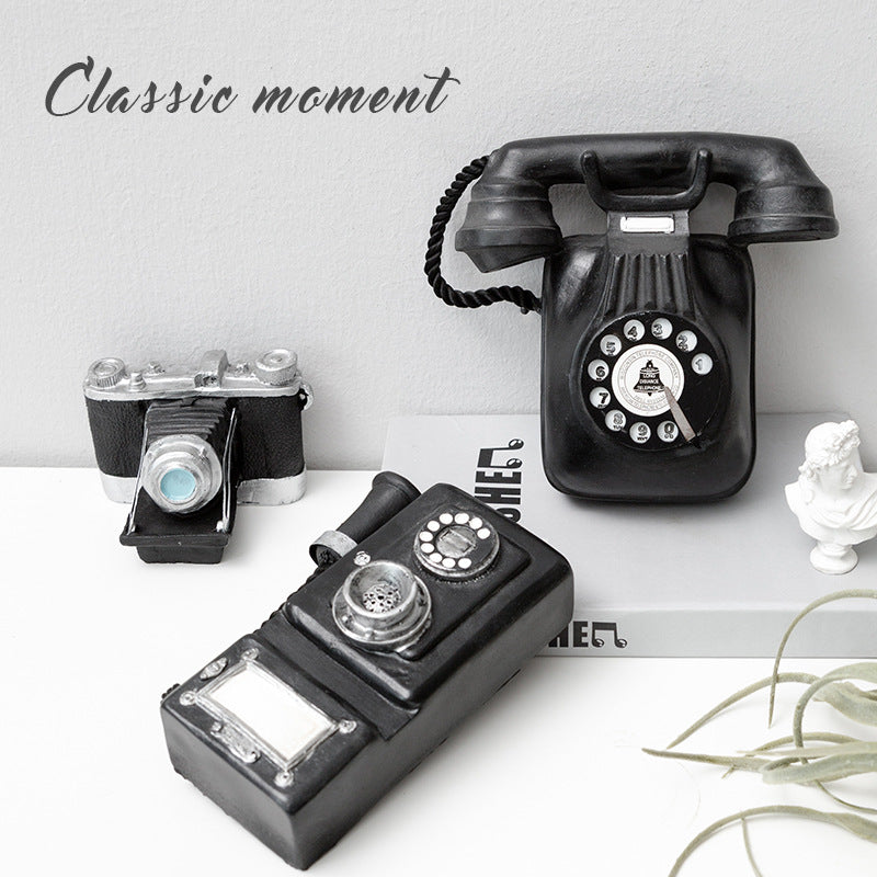 Retro Wall Phone Pendant Restaurant Creative Wall Decoration Bar Restaurant Coffee Shop Wall Decoration