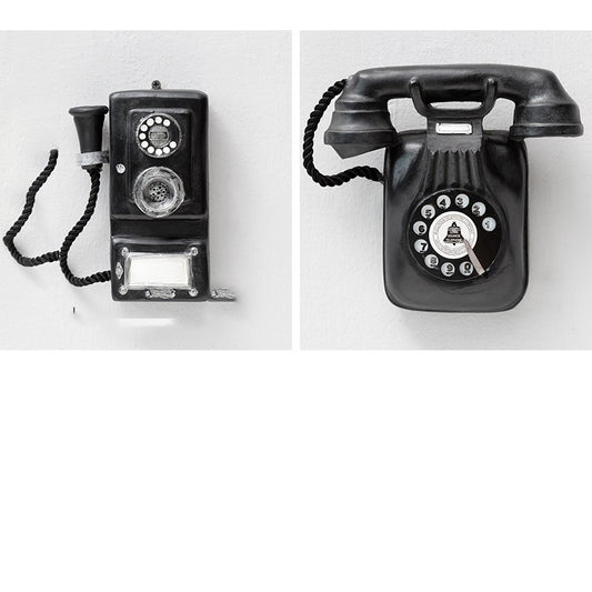 Retro Wall Phone Pendant Restaurant Creative Wall Decoration Bar Restaurant Coffee Shop Wall Decoration