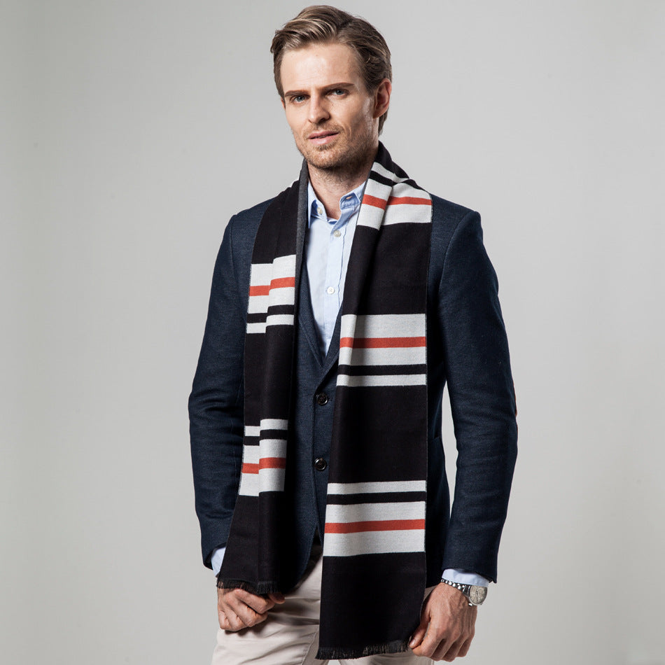 Men's Scarf Plaid Scarf Men's Cashmere | Decor Gifts and More