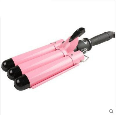 Small Curling Iron Water Corrugated Three-Tube Electric Curling Iron | Decor Gifts and More