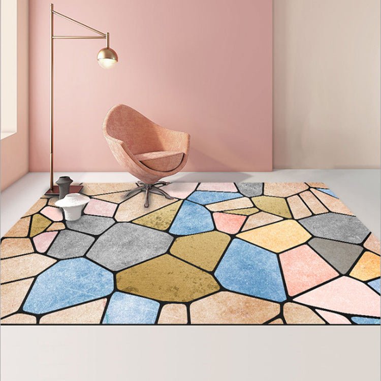 Abstract Geometric Carpet Modern Living Room Coffee Table | Decor Gifts and More