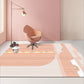 light pink modern living room coffee table mat bedroom bedside blanket