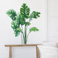 Home Tropical Green Plant Decoration Wall Stickers