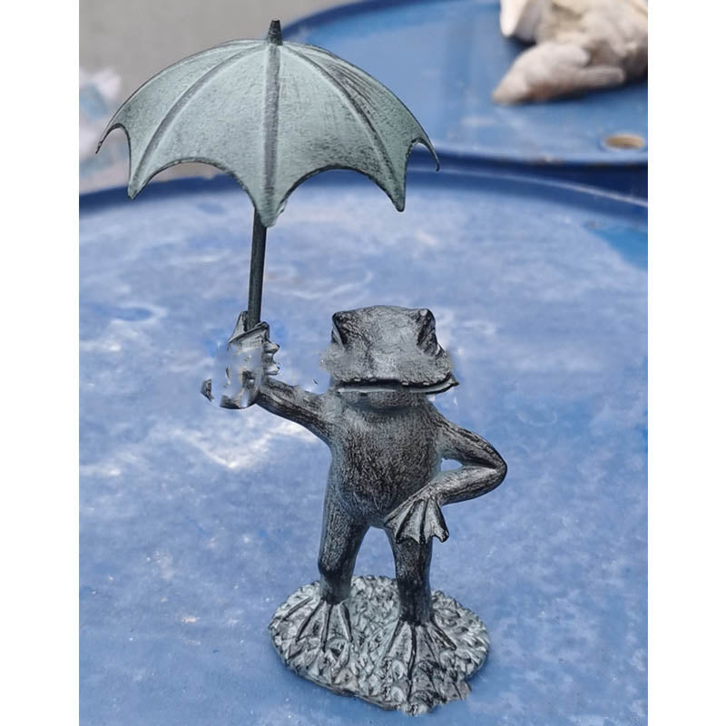 Creative Frog Umbrella Resin Crafts Ornaments | Decor Gifts and More