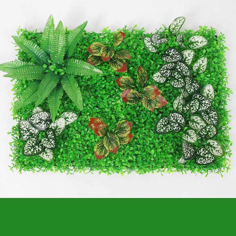 Green Plant Wall Simulation Plant Wall Artificial Fake Turf Plastic Turf Decoration Background Flower Wall | Decor Gifts and More